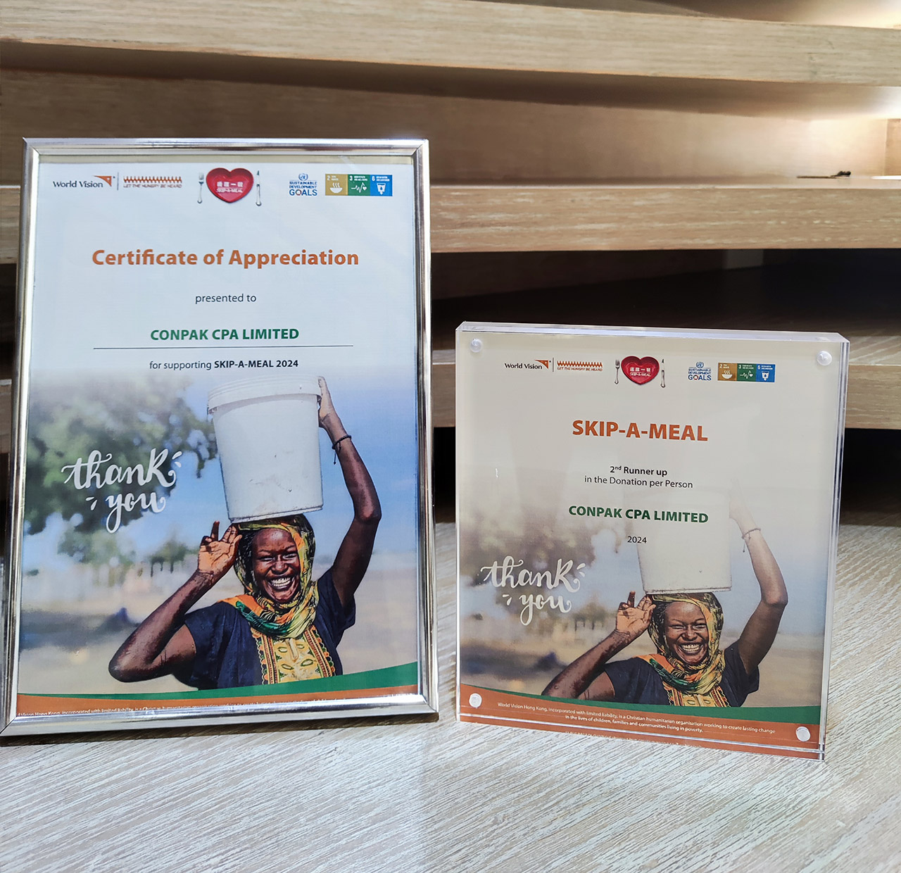 Most Average Participants and Donations Award