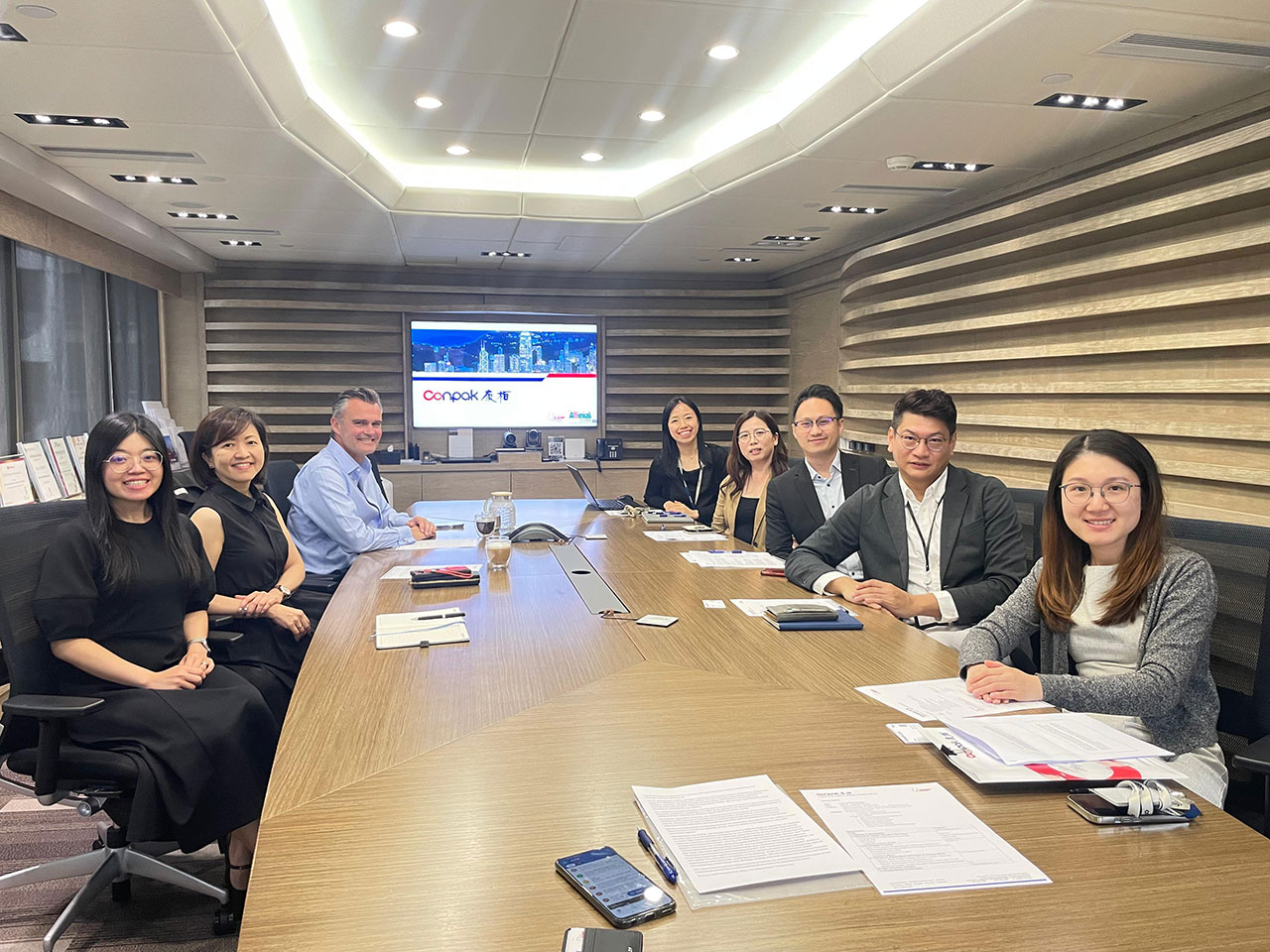 Conpak Successfully Hosts Allinial Global President Visit to Hong Kong